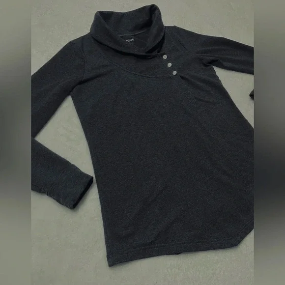 Sweater with Button Neck - Picture 5 of 15